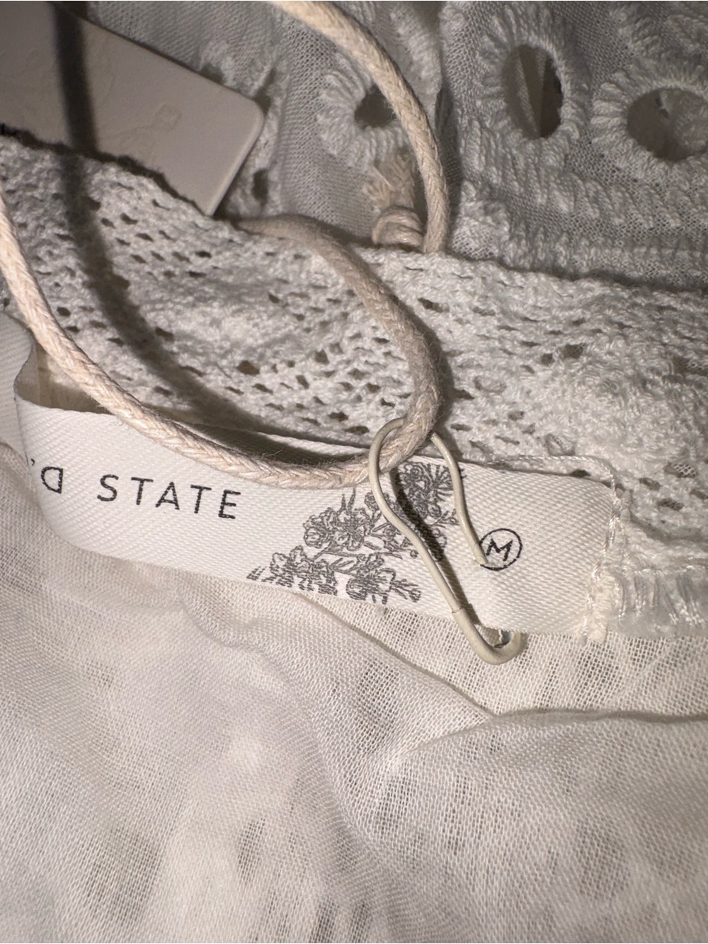Altar'd State White Halter Eyelet Maxi Dress - Picture 7 of 7